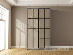 Garderoba "Alto / Alto" cu fatade Lines 1300mm