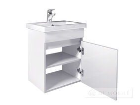 Dulăpior de baie cu lavoar „City White” (suspendat)