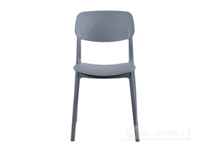 Scaun negru de plastic Joy