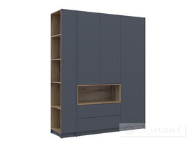 Cabinet de îmbrăcăminte cu nișă și raft "Dale" 3 chipboard