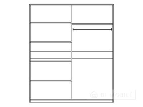 Dulap cu 4 uși „Carmen Nouă Lux”