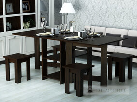 Стол-книжка со стульями "Гостеприимный"