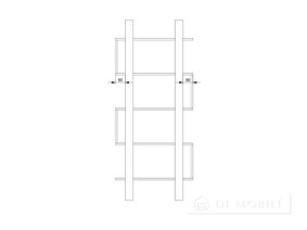 Стеллаж для книг "D8"