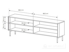 Tumba la TV "LUMI" 4D/181