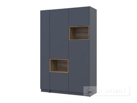 Cabinet de îmbrăcăminte cu nișă și raft "Dale" 2 chipboard