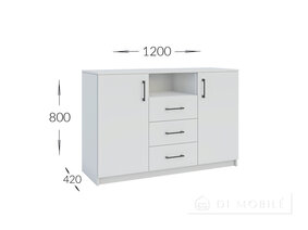 Комод К120/80/3Ш+2Д