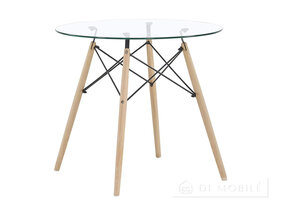 Стол круглый обеденный "Этна Glass"