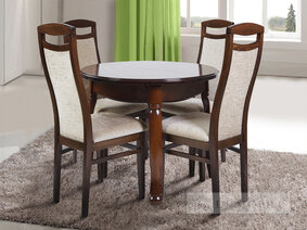 Стол обеденный раскладной "Гаити" (круглый)