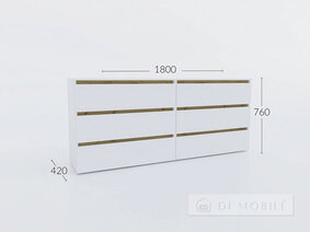 Комод К 760/1800/2 (3Ш) "Идея"