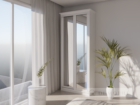 Cabinet coupe "Rome Venetiano" 900 mm serie cu 2 uşi WT