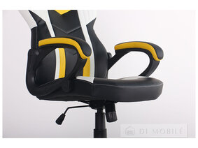 Fotoliu „VR Racer Dexter Jolt” (negru/galben)