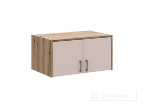 Garderobă pentru haine cu oglindă și mezanin "Rondy" 2DSP