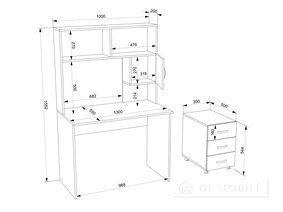 Компьютерный стол "Микс 21"