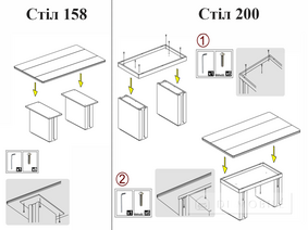 Tabel dreptunghiular fix "Perla