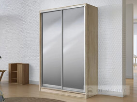 Dulap cu două uşi "E-Line" ShK.1.2 1200 mm cu rafturi