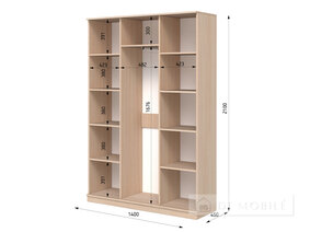 Cabinet pliant "Shr-6" 1400 mm
