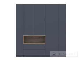 Cabinet de îmbrăcăminte cu nișă și raft "Dale" 3 chipboard