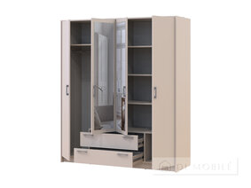 Cabinet de îmbrăcăminte cu oglindă "Rondy" 4DSP
