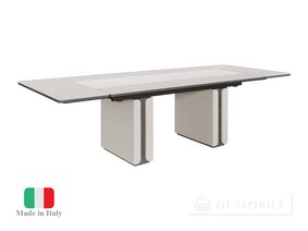 Tabel glisant dreptunghiular cu doua insertii "Perla Perla"